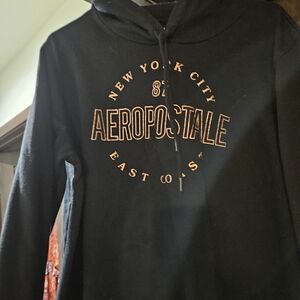 Black Aeropostale Hoodie Sweatshirt Size XXL